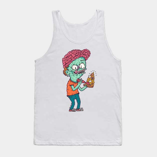 Brian the Zombie Tank Top by hex